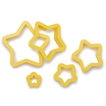 Picture of STAR PLASTIC CUTTERS X5PCS